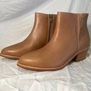 Nisolo Marisa Inside Zip Boot In Almond, Size 8.5. New! Originally $250.